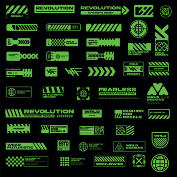 Futuristic Streetwear Graphic Design Pack