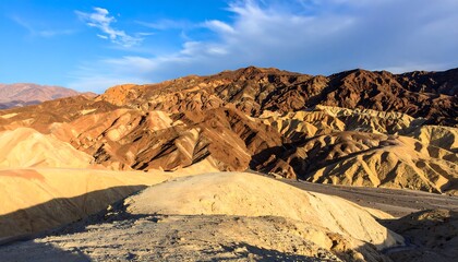 Colorful desert mountains under a clear sky (1)