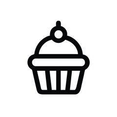 A collection of festive cupcakes vector illustration