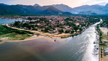 Paraty Paisagem Arquitetura Colonial Brasil Cidade Litorânea Porto Rio de Janeiro Colonial...