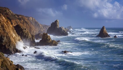 Obraz premium Chronoscape Oceanic Convergence