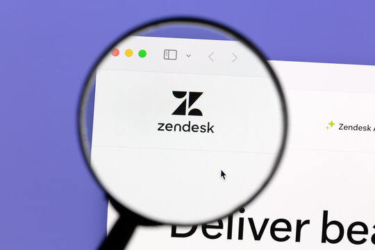 Ostersund, Sweden - Aug 18 2025: Zendesk website. Zendesk, Inc. is an American company that provides SaaS, products related to customer support, sales, and other customer communications.