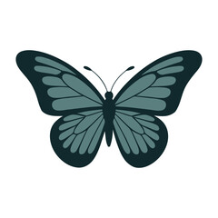 Butterfly Silhouette Vector Illustration Design