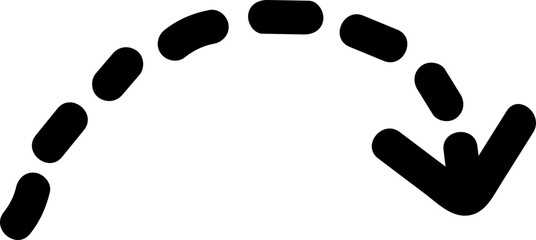 Handwritten Arrow Illustration for Creative Designs