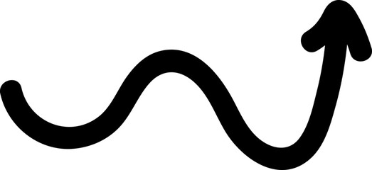 Handwritten Arrow Illustration for Creative Designs