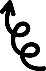 Handwritten Arrow Illustration for Creative Designs