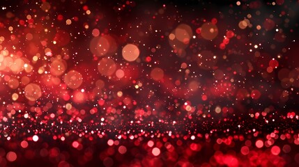 Christmas glowing dust background Christmas glowing light bokeh confetti and sparkle overlay texture for design, Generative AI illustrations.