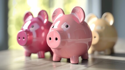 Save a money and a budget for inverstment  business, Generative AI illustrations.