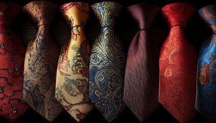 Chromatic Threads A Neo-Victorian Tie Collection