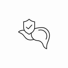 liver protection approved icon sign vector