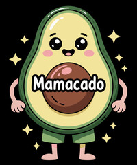 Pregnancy Announcement Mom Funny Mamacado