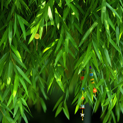 Lush verdant vibrant green leaves with dense foliage and natural textures, intricate overlapping blades, organic patterns, dappled lighting, serene tranquil 8K nature background