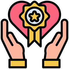 quality of life icon isolated on white background. vector illustration icon for self improvement