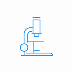 laboratory microscope icon sign vector