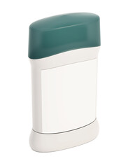 Antiperspirant mockup isolated on transparent background. 3D illustration