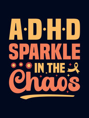 ADHD awareness t-shirt design