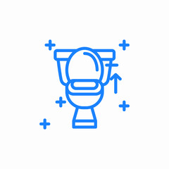 Fototapeta premium toilet clean icon sign vector