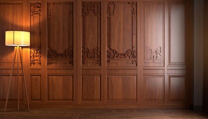 Elegant Wood Paneling Room