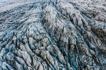 Iceland - Flying over the Icelandic glaciers