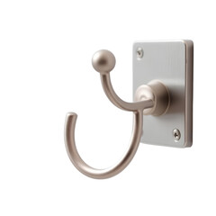 Photo of metal hook isolated on transparent background