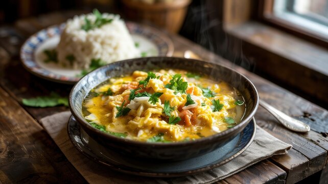 The national dish of Armenian cuisine. Chibur (soup). 