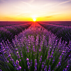 Fototapeta premium lavender field in provence