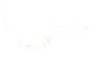 A sparkling trail of light with a pixelated effect against a stark White background creates contrast on transparent background