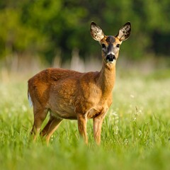Fawn in meadow (1)