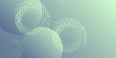 Modern Green Abstract Circle Gradient Background with Soft Glowing Shapes.
