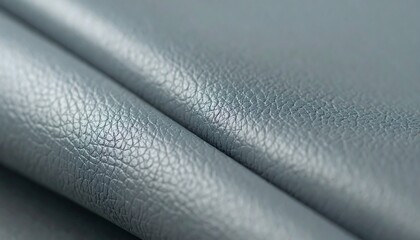 Gray leather-like fabric texture