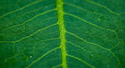Leaf Vein Macro Texture