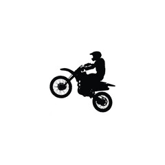 motorcycle icon, motorcycle silhouette vector illustration-simple silhouette illustration of motorcycle, perfect for motorcycle logos and icons