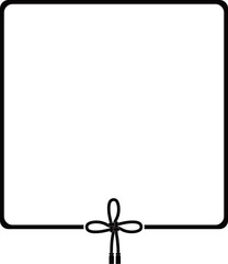 和風の紐フレーム