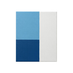 Minimalist abstract background with blue color blocks