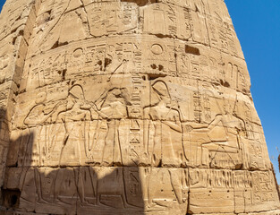 Luxor, Egypt – August 17, 2025: The Karnak Temple complex, a major ancient Egyptian landmark and historical site in Luxor