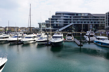 Fototapeta premium Boats in a Marina