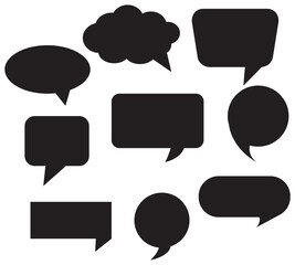Speech bubble comic buttons for web design. Speech bubble collection. Set of speech bubble. Speech bubble comic signs.