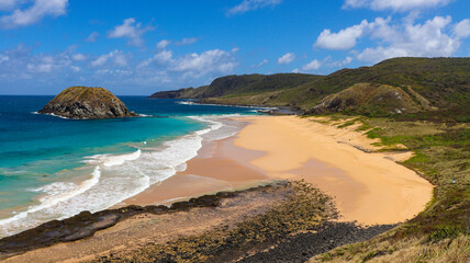 Praia do Leão em Fernando de Noronha, PE, Brasil