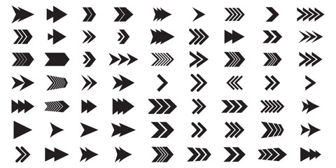 Arrow icon set, arrow cursor collection, black arrows icons vector set. Set of big black vector arrows. Arrow icon. Mega set of vector arrows. Set of many different arrow icon. Black long arrow icon.