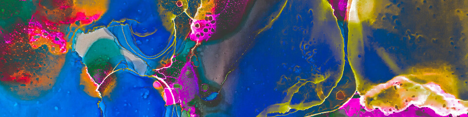 Multicolour Liquid Colors. Abstract Art