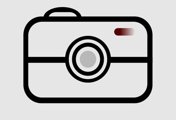 photo camera icon vector