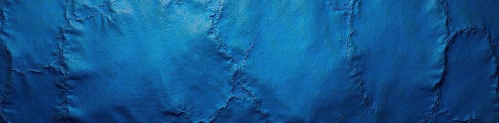Textured blue leather backdrop; subtle creases, rich tone , blue tones, texture, pattern