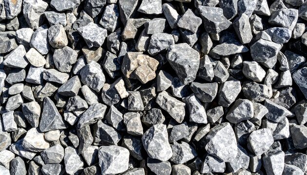 Gray and white stone aggregate