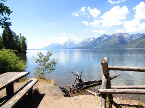 Lake in Grand Teton National Park, Wyoming