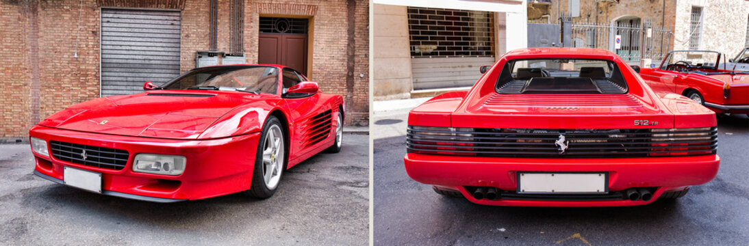 Modena, Italy June 5, 2016. Ferrari 512 TR ( testarossa )