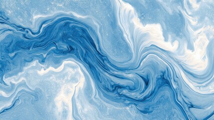 Fototapeta premium Premium photo of abstract blue marble texture with white swirling veins, creating a luxurious and elegant background, elegant, graphic.