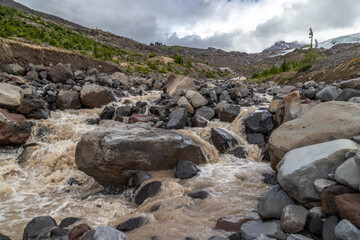 rocks in the mountains