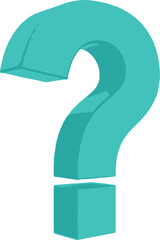 3d question mark