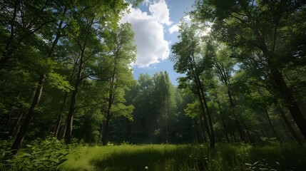 Obraz premium trees in the forest