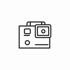 portable projector icon sign vector